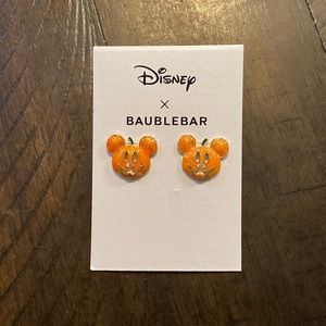 Mickey Pumkin Halloween Disney x Baublebar earrings